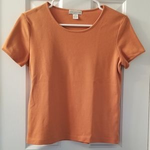 Petite Sophisticate's Orange Top